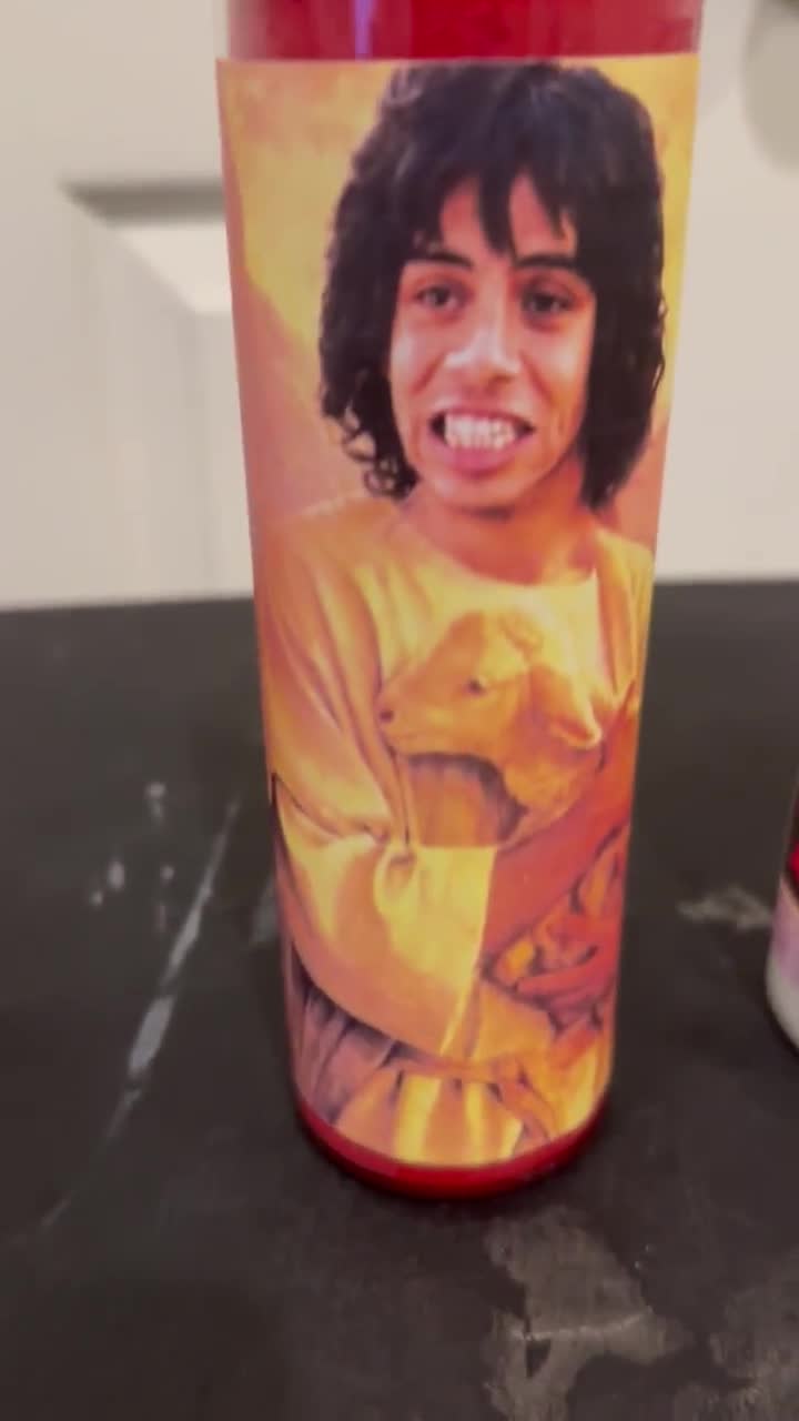 Nacho Libre and Esqueleto Candles, image size:720x1280