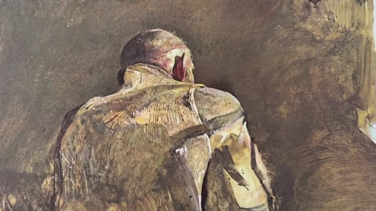 Andrew Wyeth, Thin Ice | Published Lithograph Print Mid 20th