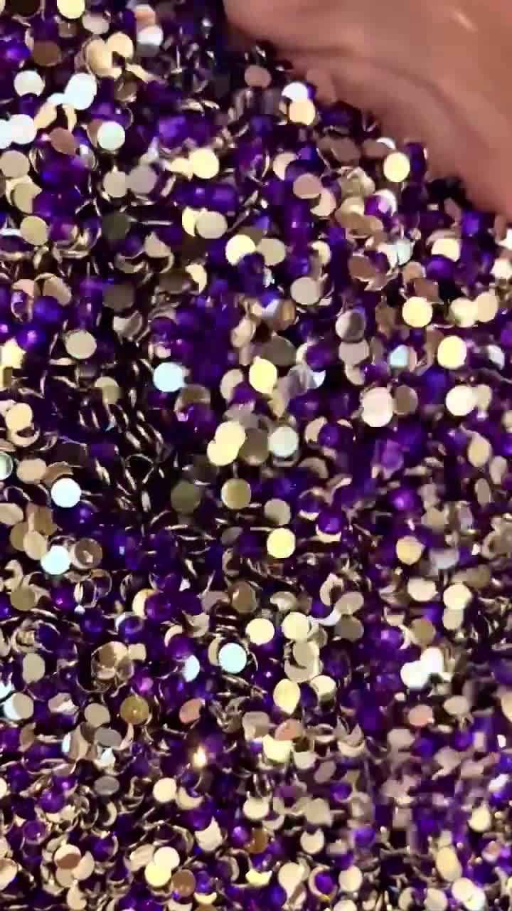 1,500ct Moonlight AB on Jet Black Base Jelly Resin Rhinestones Non Hotfix  Flatback 2MM, 3MM, 4MM, 5MM, Ships from USA Perfect for Tumblers