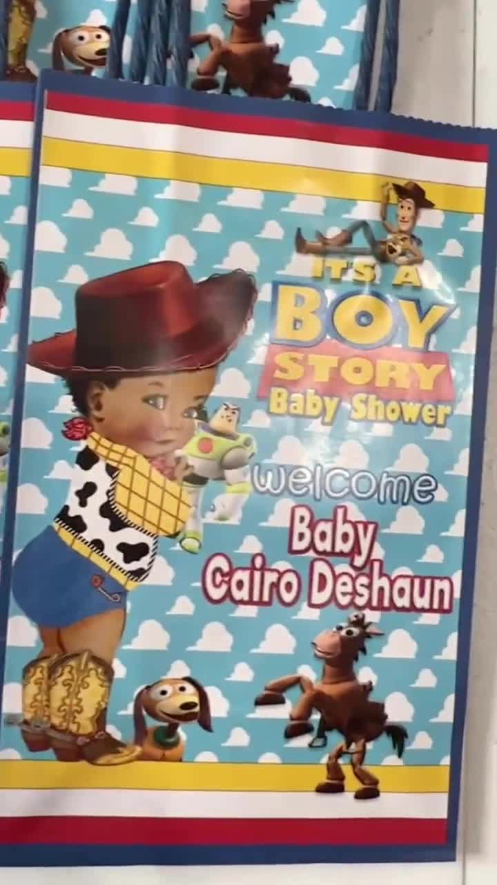 It's a Boy Story Water Bottle Label toy Story Water Bottle Wrapper Toy Story  Birthday Party Favor It's a Boy Story Baby Shower A101 