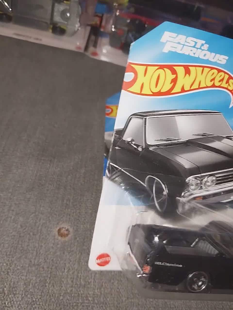 Hot Wheels Fast & Furious Chevy El Camino Rare Short Card Diecast