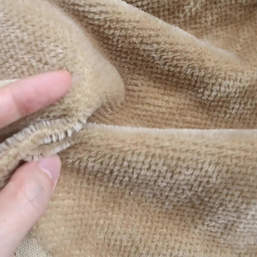 ミニベアモヘア生地 低パイルモヘア テディベア作り用 ミニチュアベア