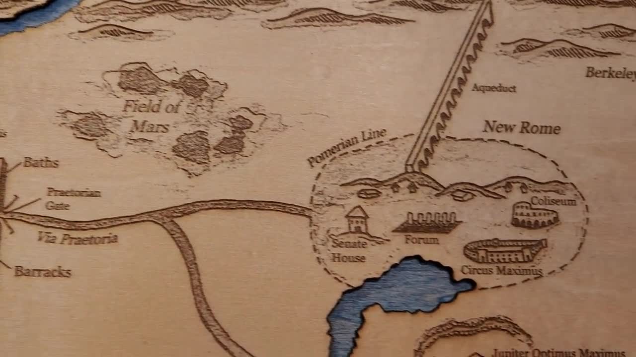 3D Map of Camp Half-blood From Percy Jackson -  Sweden
