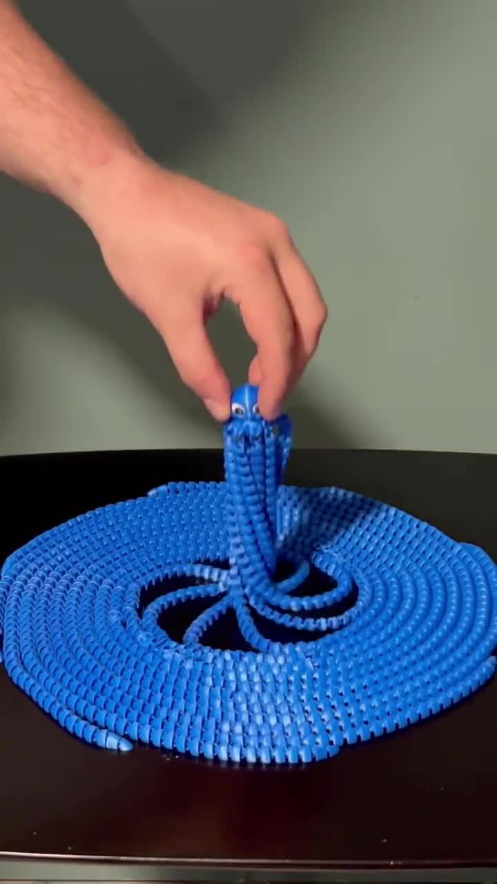 3Dプリントされた巨大なXXLタコの触手の彫刻 - Etsy 日本