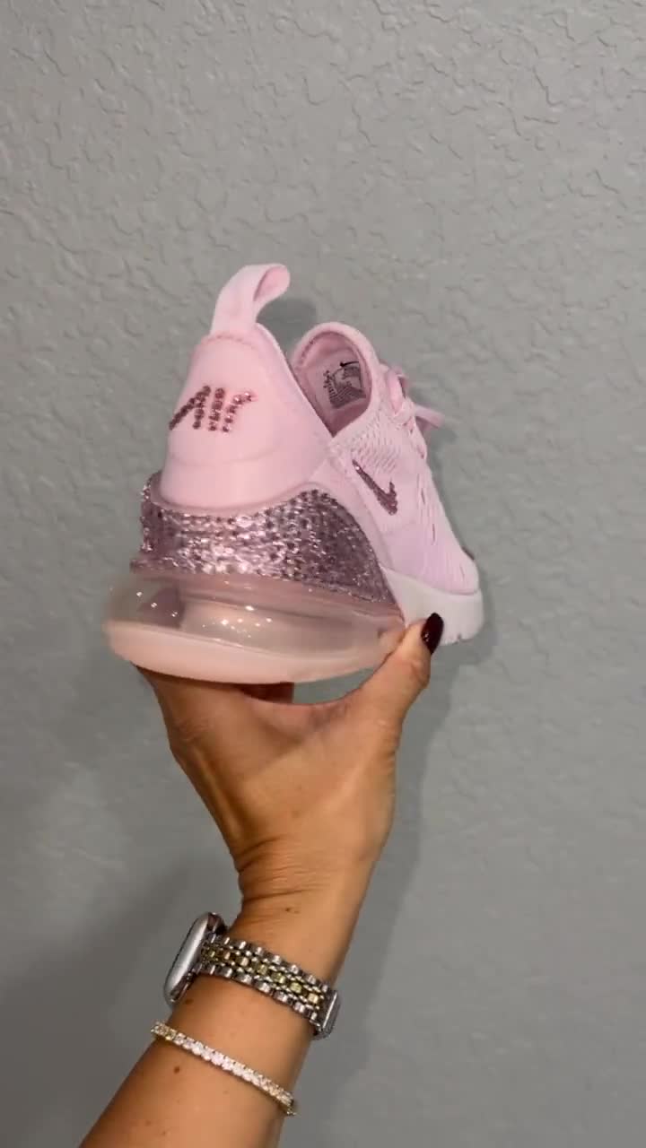 Bling Nike Nike Air Max Women's 270 Pink Custom Swarovski
