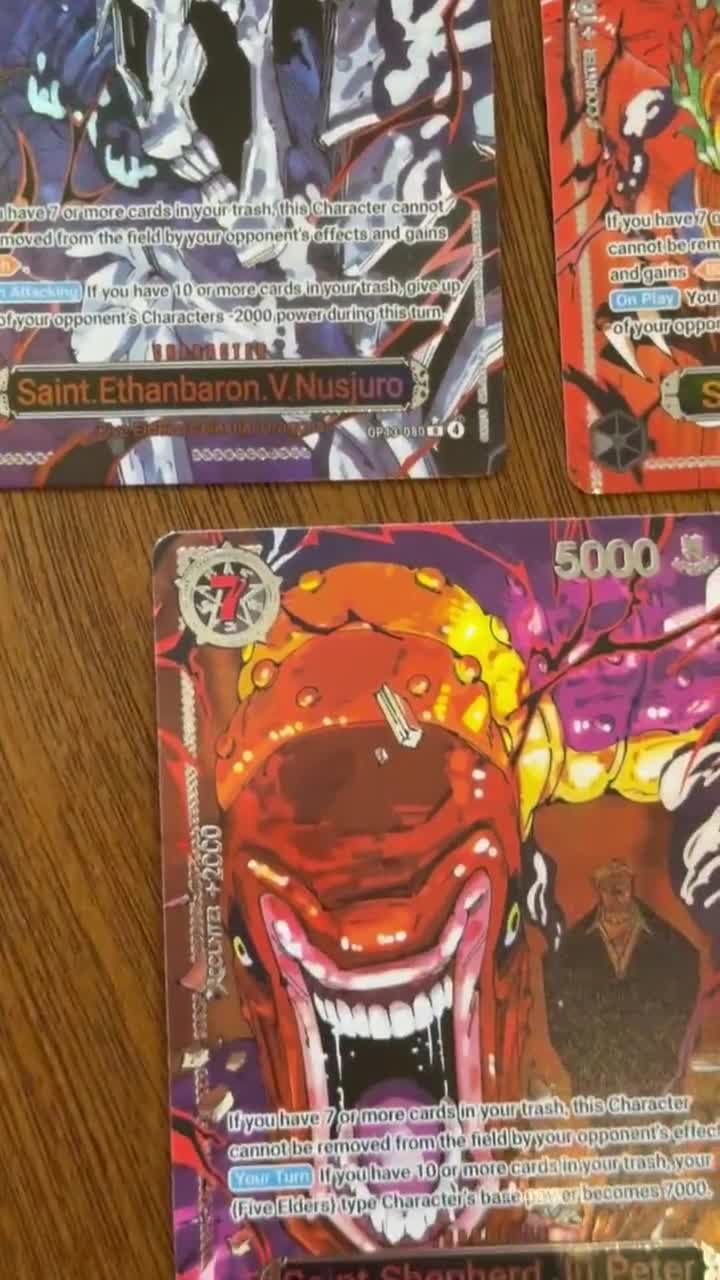 one piece card game 5 elders alt art 2025 Carrying On His Will Alternate #OP13-082 Five SP Listed cards may have imperfections. Five Elders (Alternate Art) OP13-082