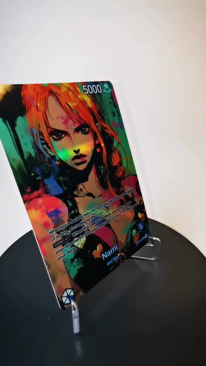 NAMI Custom Leader OP03 – Colour Smash Edition- Karte One NAMI Custom Leader OP03 – Colour Smash Edition- Karte One
