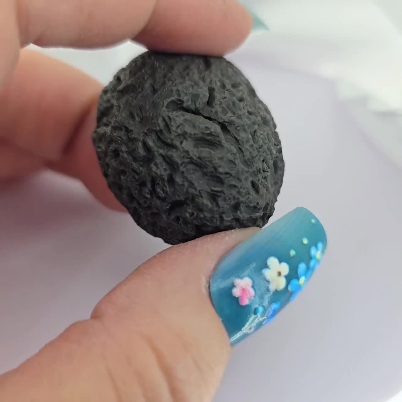 Rare Dragonglass Obsidian Nodule: Greek Island Collector's Stone