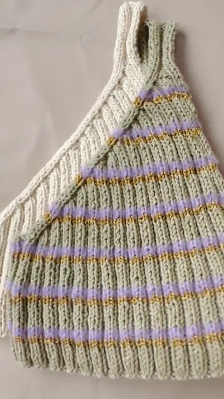 ecmile / handmade knit one-piece