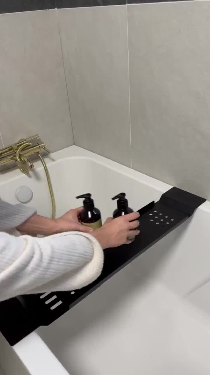 Papelera de baño moderna negra DELLA, cesta de basura para baño, cubo de  basura, papelera -  España