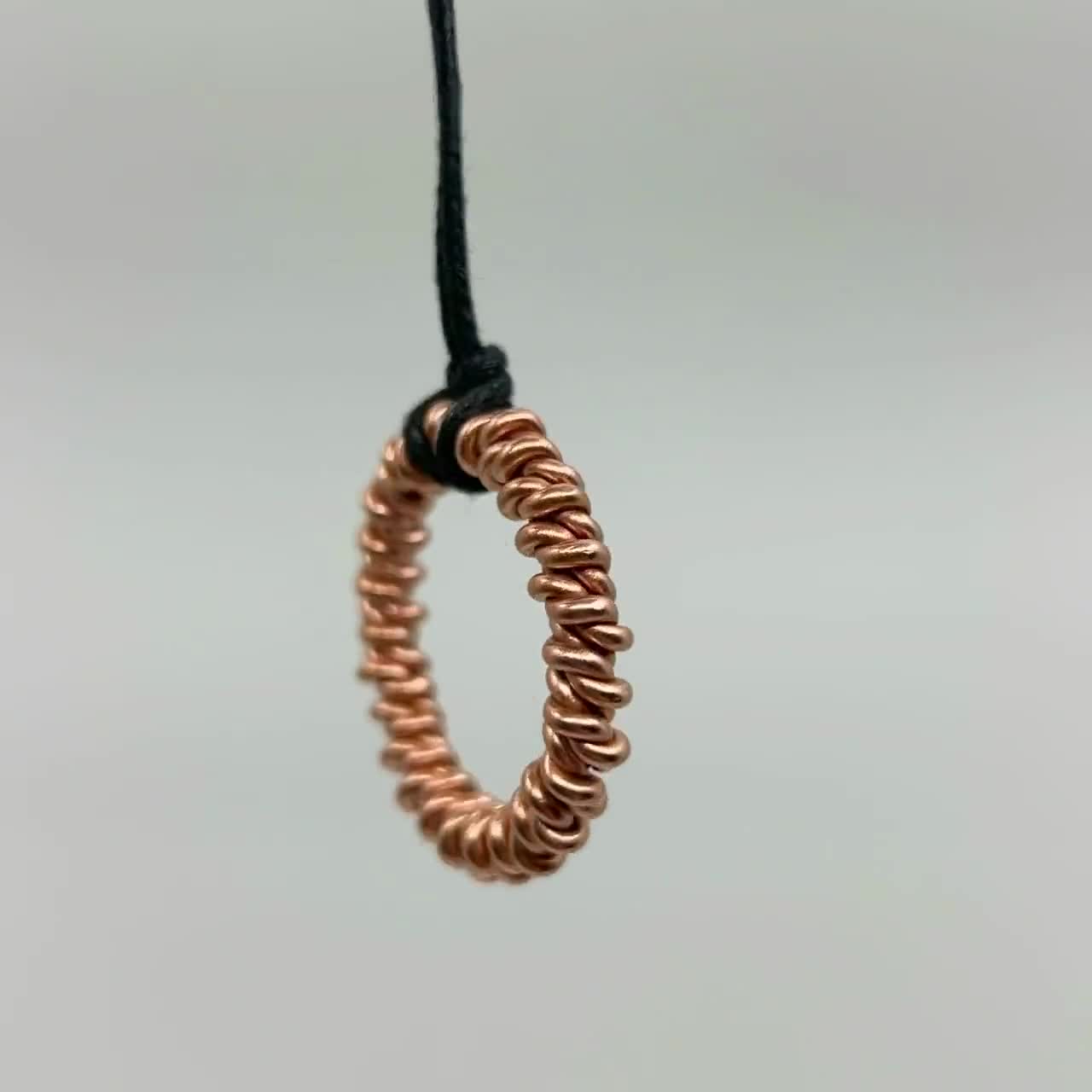 999 Cubit Tensor Ring Necklace: Double Twisted 432 Mhz Tensor