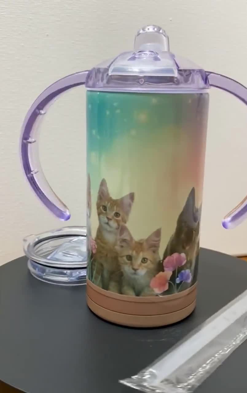 Cute Little Kitten Sippy Cup