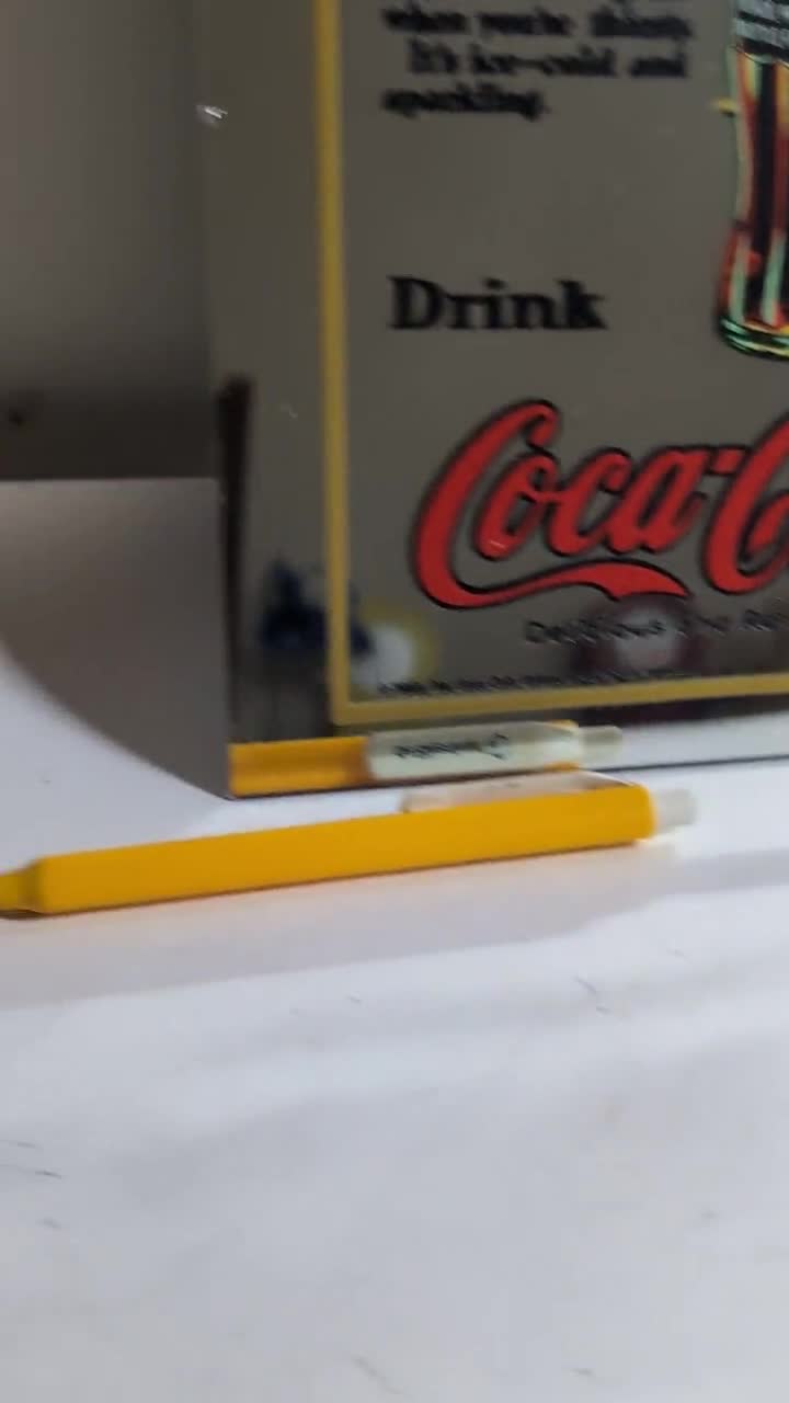 Vintage Coca Cola Advertising Mirror -