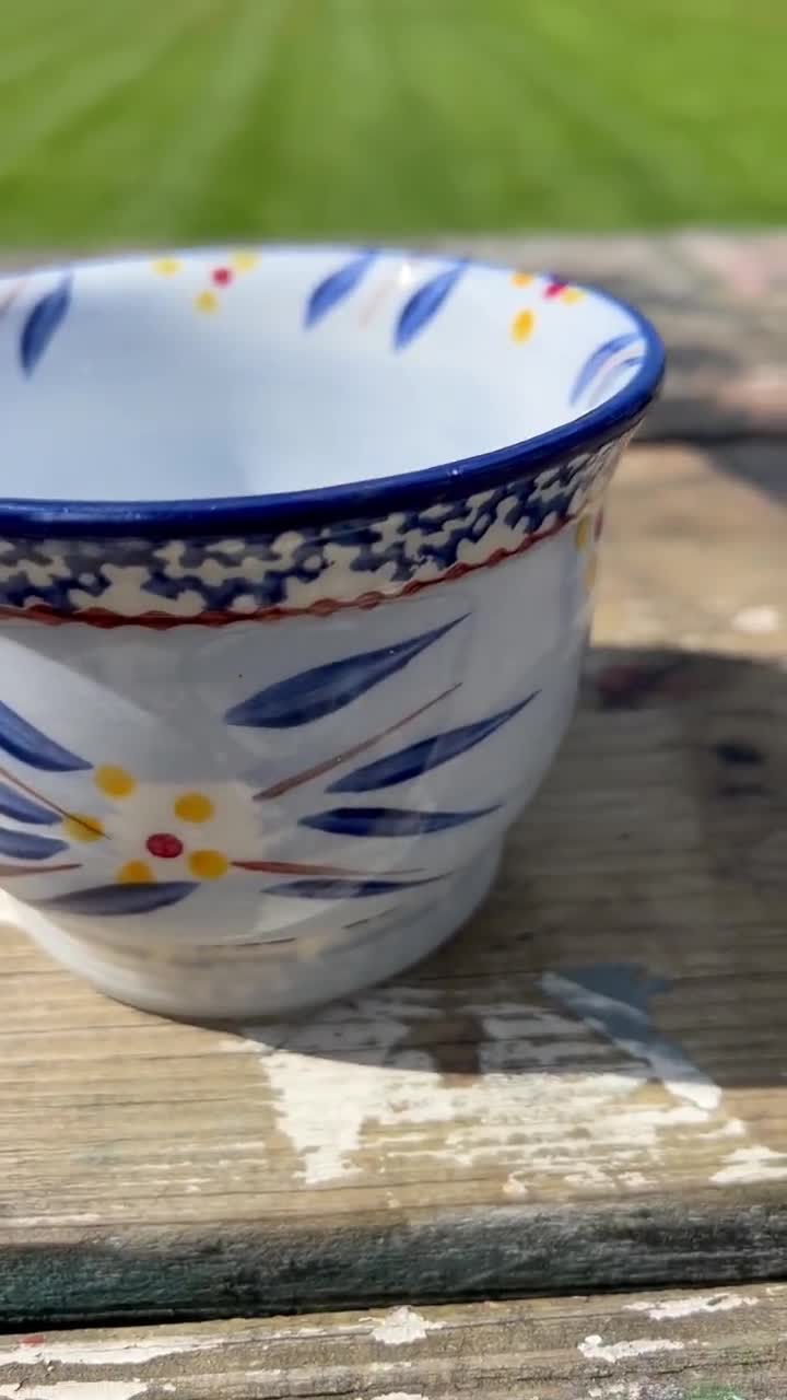 テンプテーションズ　by Tara オールドワールド　ボウル・プレートセット Temptations Bowl Old World by Tara Blue and Yellow Flowers