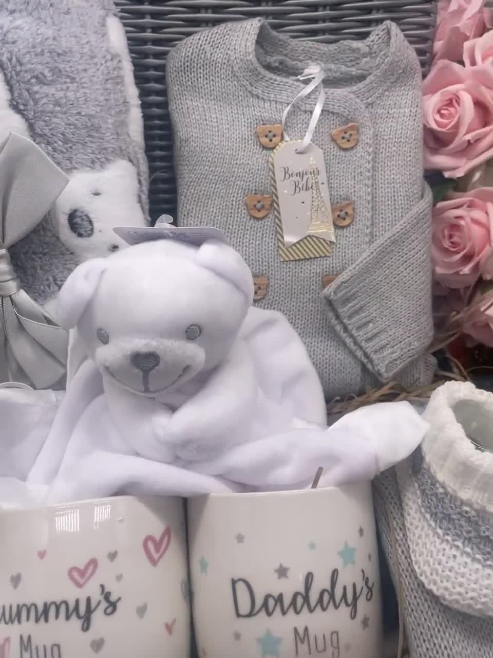 Bambino Deluxe Baby Girl Gift Hamper, Unique Baby Gift Baskets