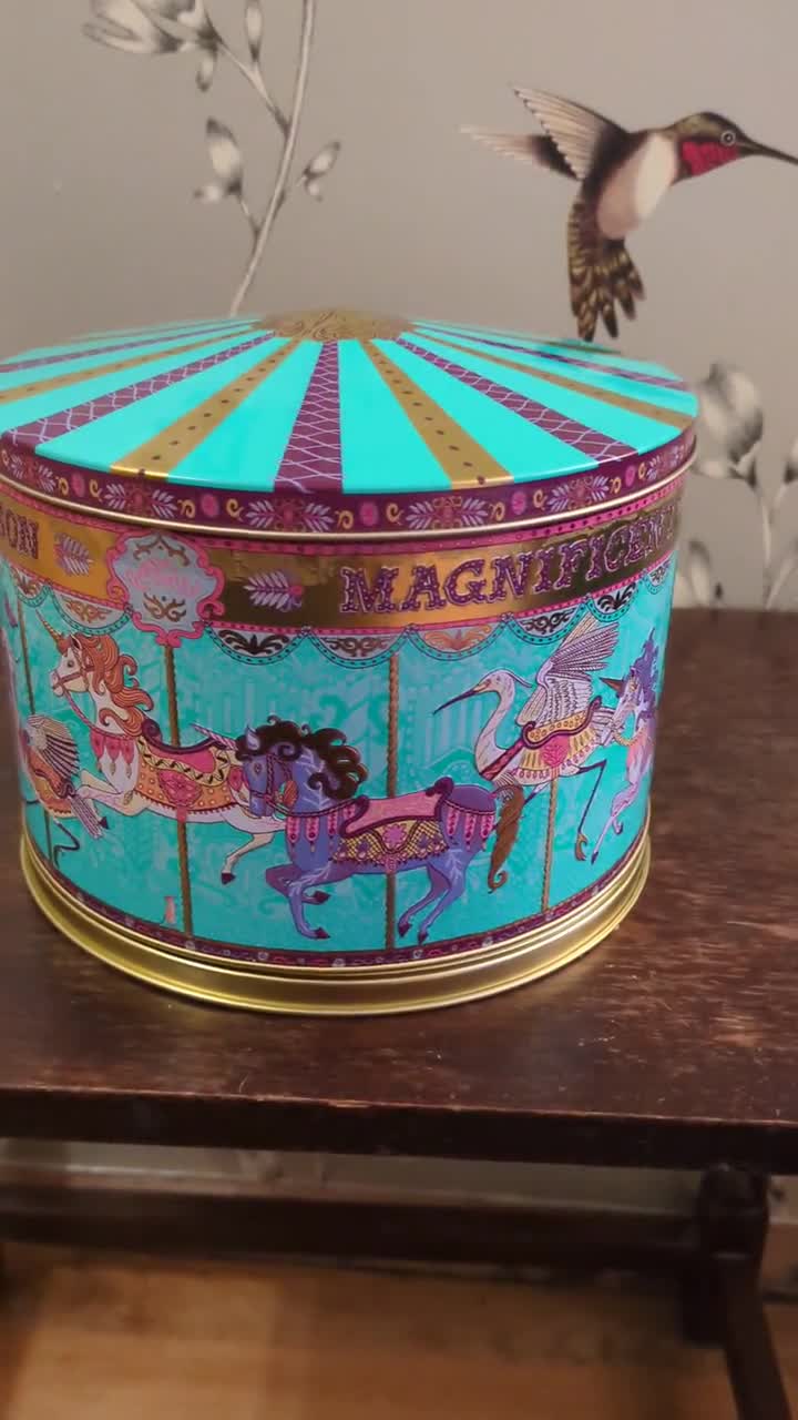 Fortnum & Mason Merry Go Round Carousel Themed Revolving Empty