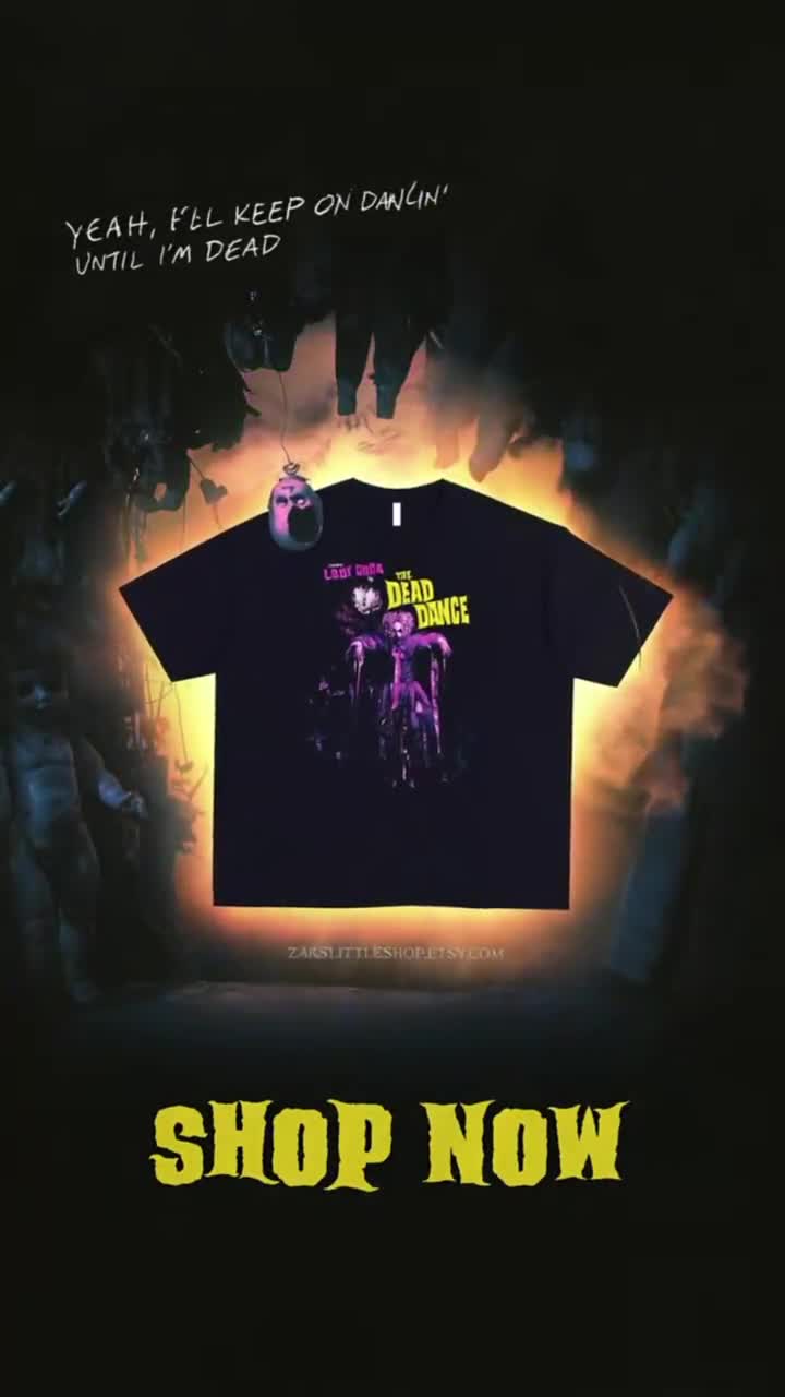 Lady Gaga - the Dead Dance - Oversized T-shirt - Etsy
