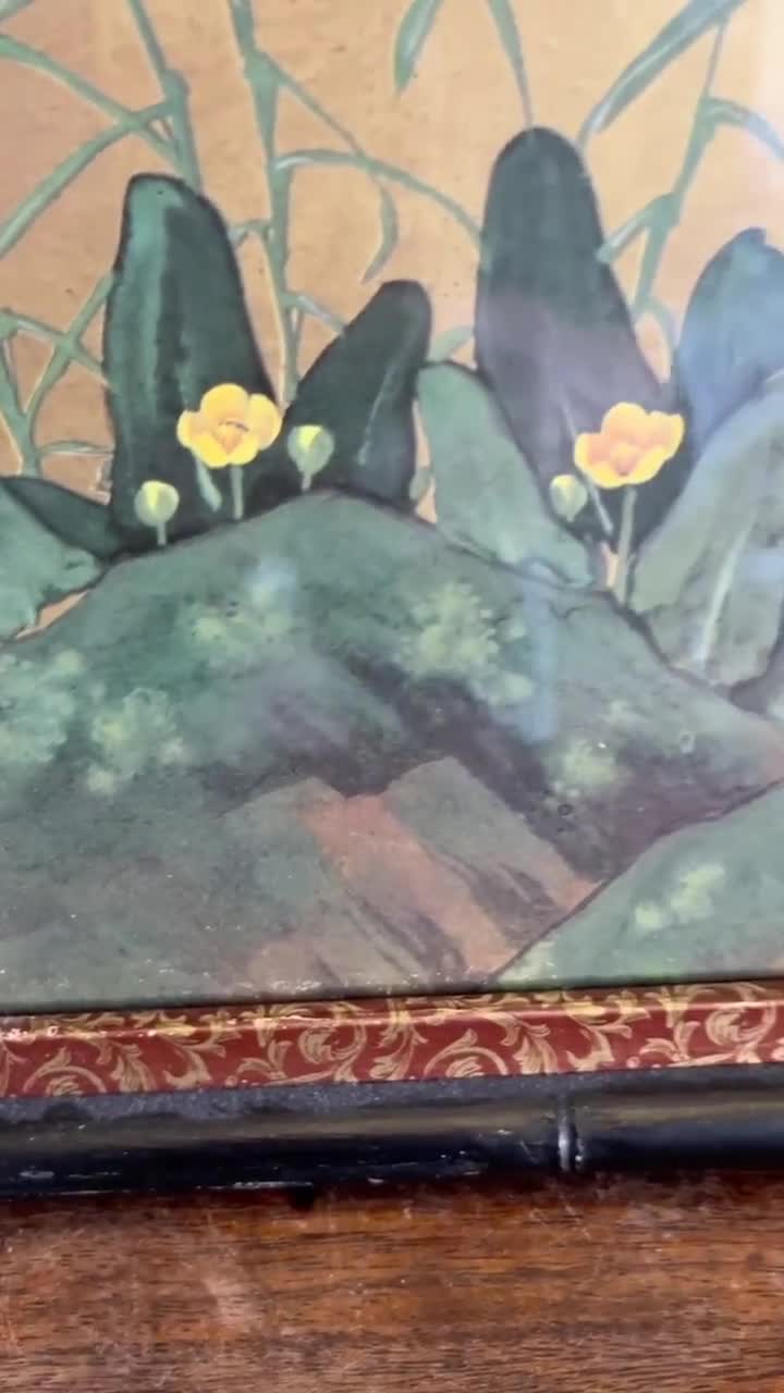 Turner Wall Accessory Japanese Floral Prints Mid Century Art