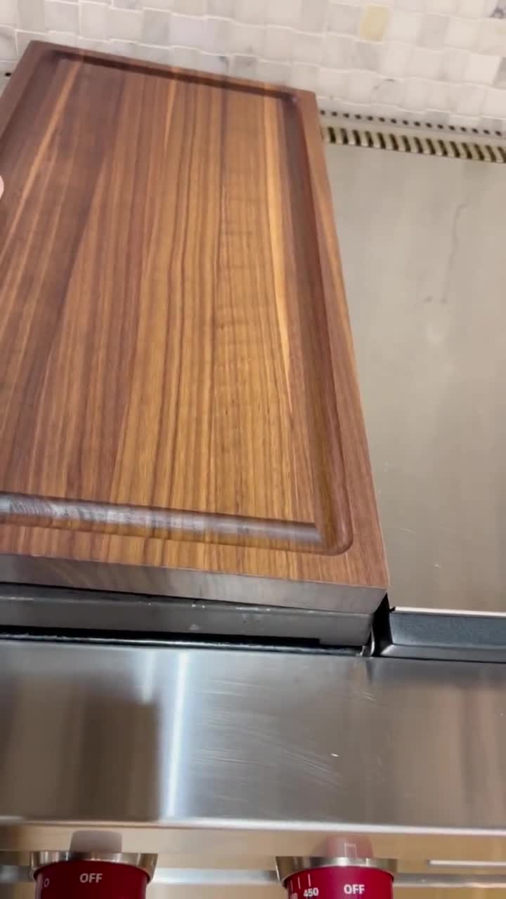 Wolf Gas Stovetop Cutting Board / Noodle Board Made From Wolf Gas Stovetop Cutting Board / Noodle Board Made From