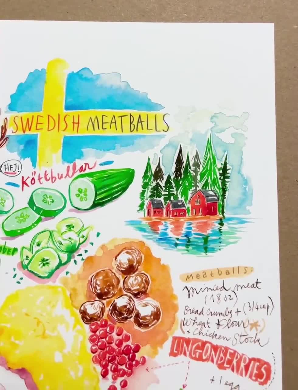 Swedish Meatballs - Art and the Kitchen