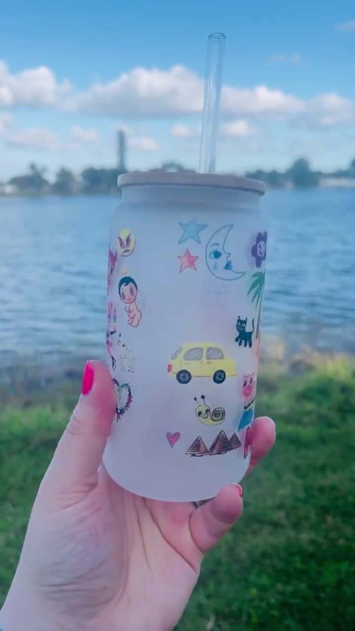 BABY KAROL G SUMMER GLASS CUP – y.knotmasterpieces