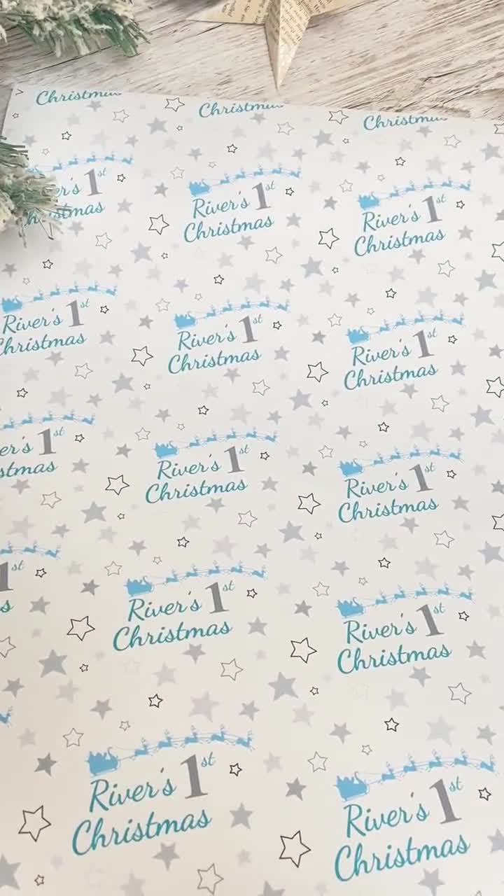 Love From Santa Personalised Christmas Wrapping Paper 24 x 32in/610 x 810mm