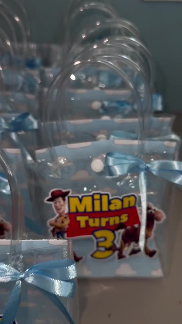 Toy Story clear treat bags/ clear candy bags/ plastic candy bags video poster