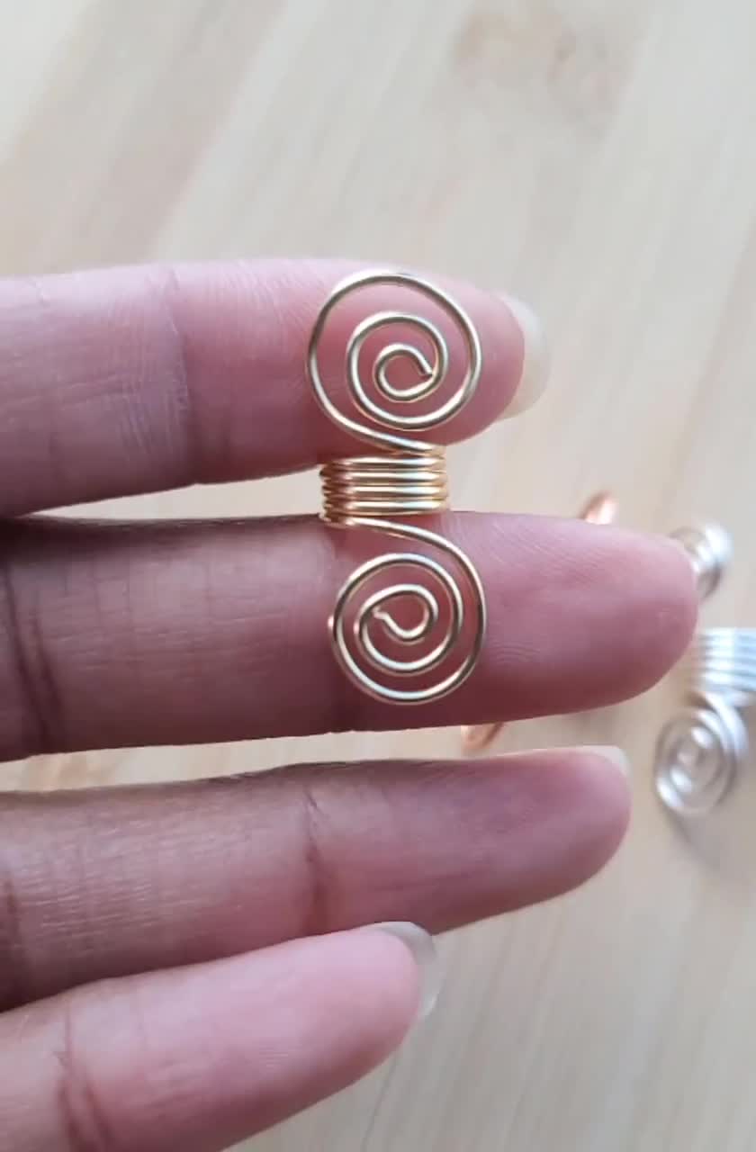 Loc Jewelry Dread Beads, Copper Dreadlock Hair Accessories