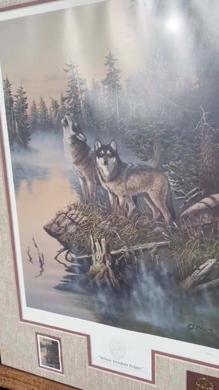 Art Print Where Freedom Reigns by Derek Hansen Limited Edition