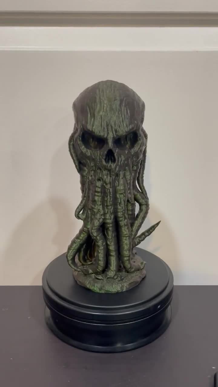 HP Lovecraft Cthulhu Skull - Etsy