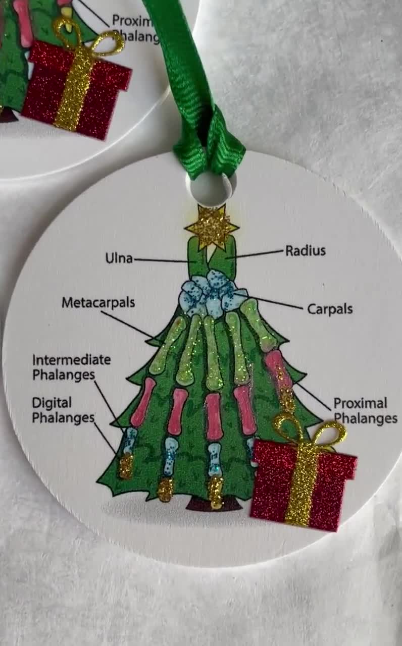 Adorno de cirujano de mano: regalo médico para el árbol de Navidad video poster
