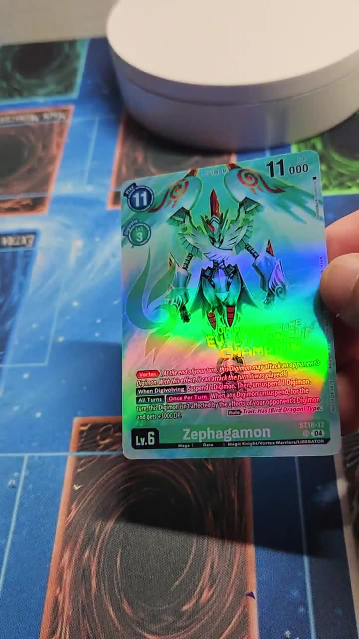 Zephagamon Evolution Cup St18-12 Digimon Proxy - Etsy