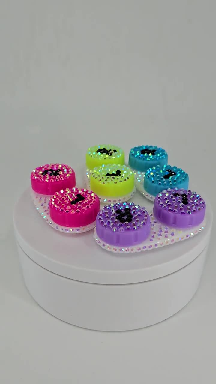 キラキラ輝くコンタクトレンズケース - Etsy 日本