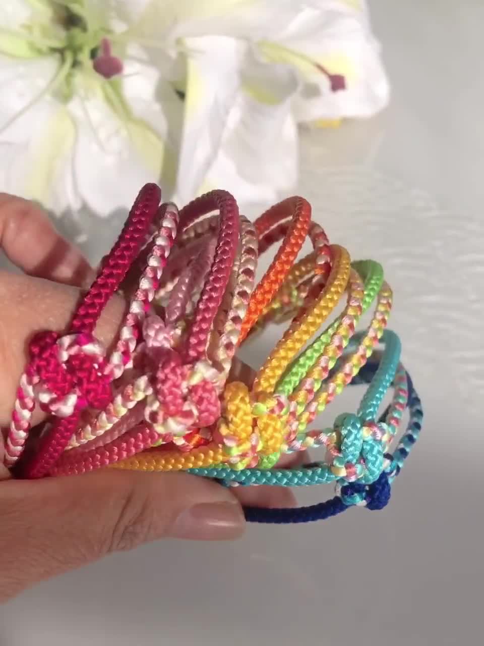 Dreams Come True Lucky Knot Japanese Kumihimo Bracelet