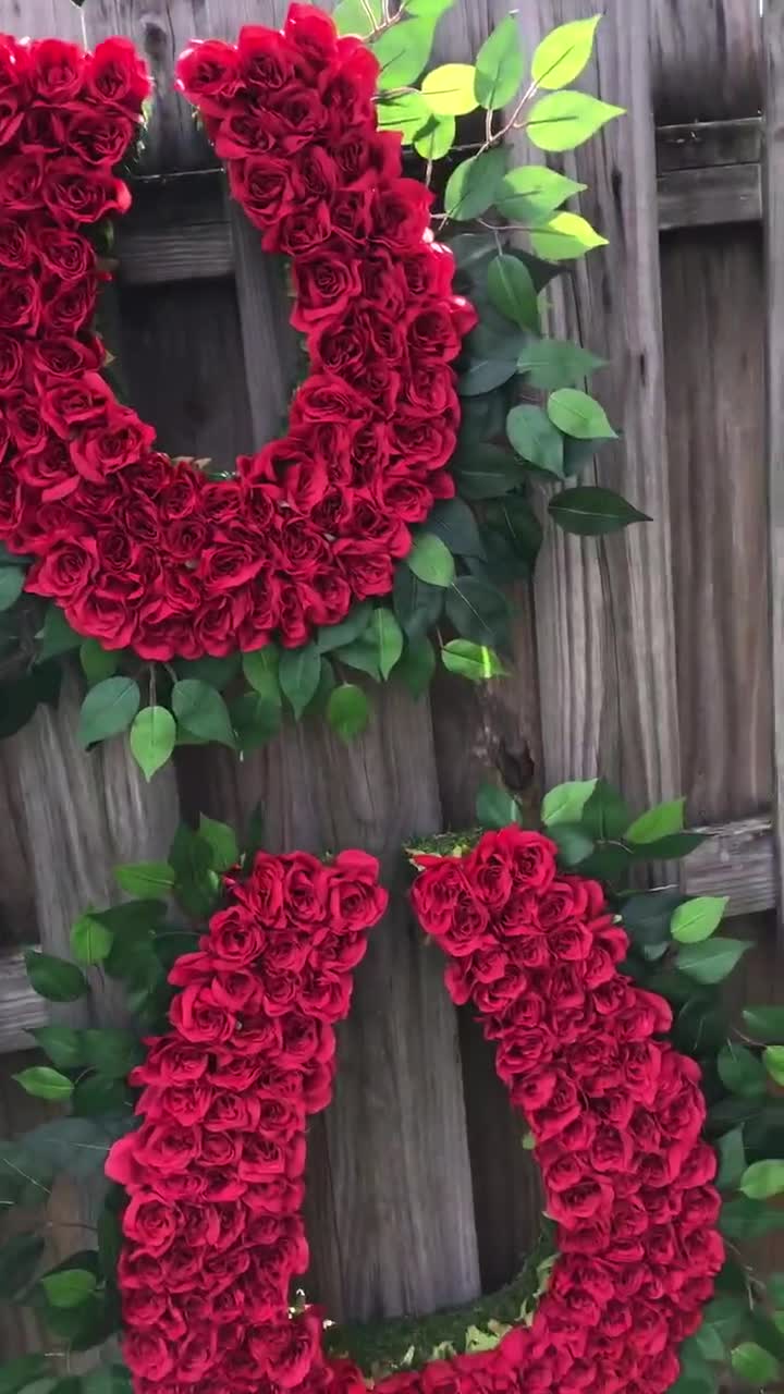 DIY Paper Flower Wreath Tutorial; a Kentucky Derby Decoration