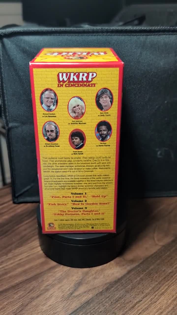 Vintage 1998 WKRP in Cincinnati VHS Box Set, Volume 1-3 - Etsy