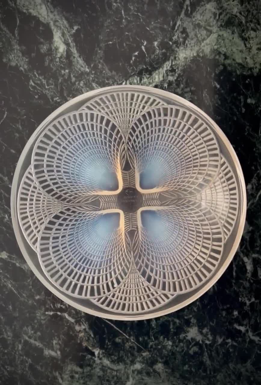 Rene Lalique Art-deco Opalescent 'coquille' Bowl Model 3201, Coupe