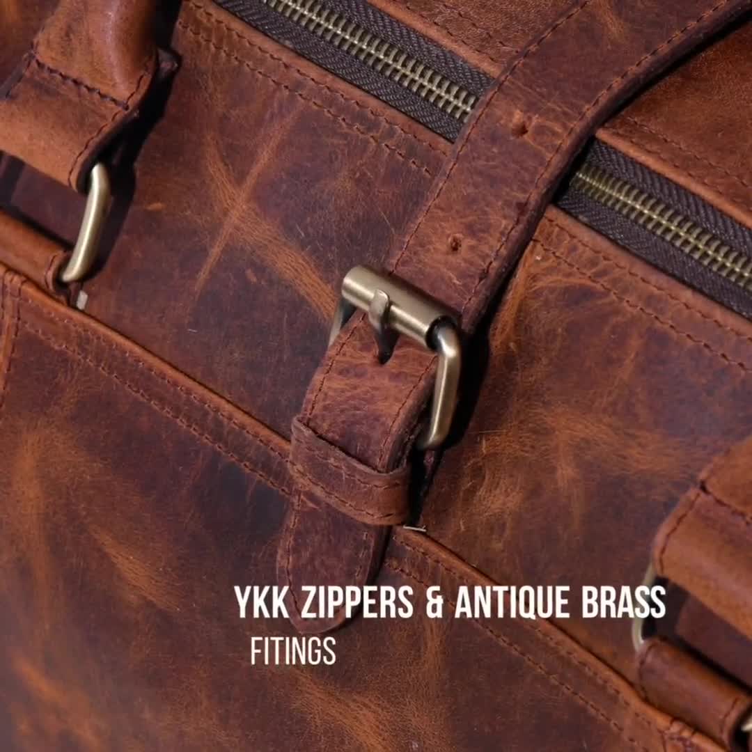Leder Reisetasche mit Schuhfach, personalisierter Vollnarbenleder Duffle  Weekender Weekender, Leder-Jubiläumsgeschenk für ihn - .de