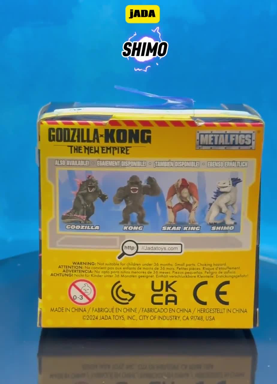 Jada Godzilla X Kong the New Empire Keychain SHIMO 2.5” METALFIGS