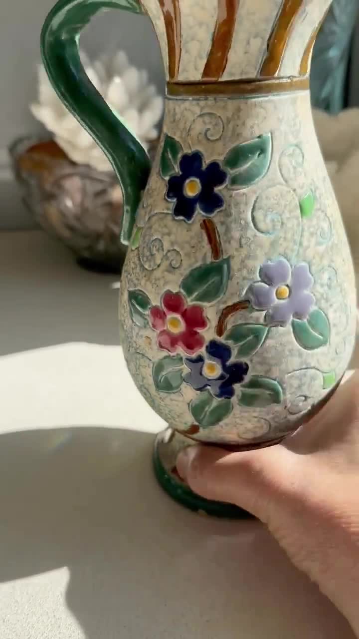 ビンテージ　マルリ　maruri ピッチャー　水差し　花瓶 ビンテージ マルリ maruri ピッチャー 水差し 花瓶 【公式通販】