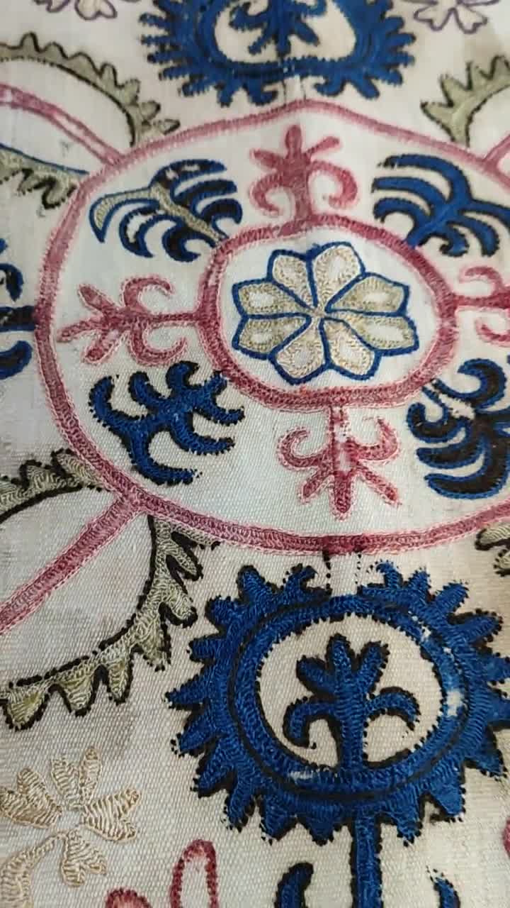 アンティーク刺繍、刺繍、アンティーク織物、壁装飾、家の装飾