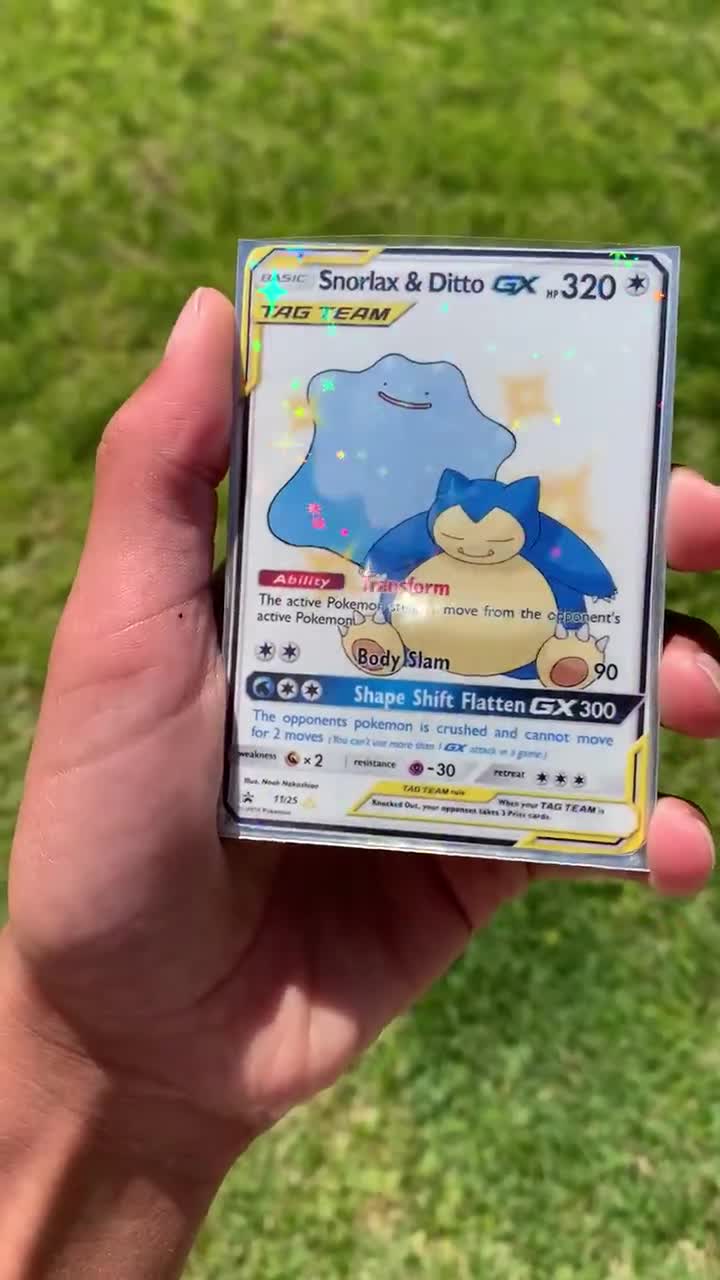 ditto gx pokemon card gold Shiny Snorlax & Pokémon Commemorate your favorite tabletop game with this Ditto 2023 Pokemon Crown Zenith Ultra Rare #GG22 PSA Authenticated 10 Card How Much Is The Ditto