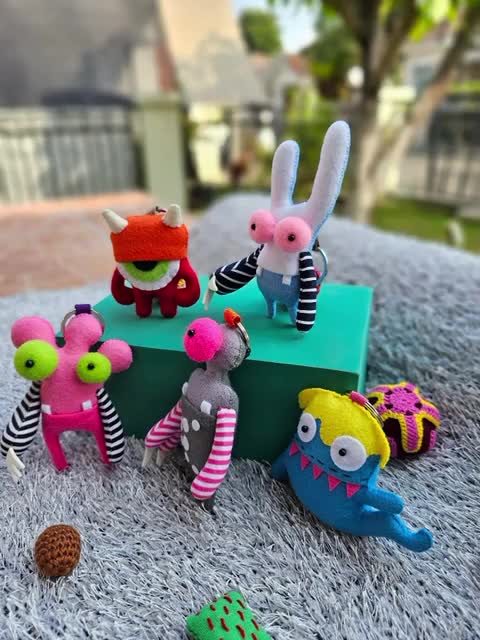 MOLYさんハンドメイドぬいぐるみ、キーホルダーセット MOLYさんハンドメイドぬいぐるみ、キーホルダーセット MOLYさん