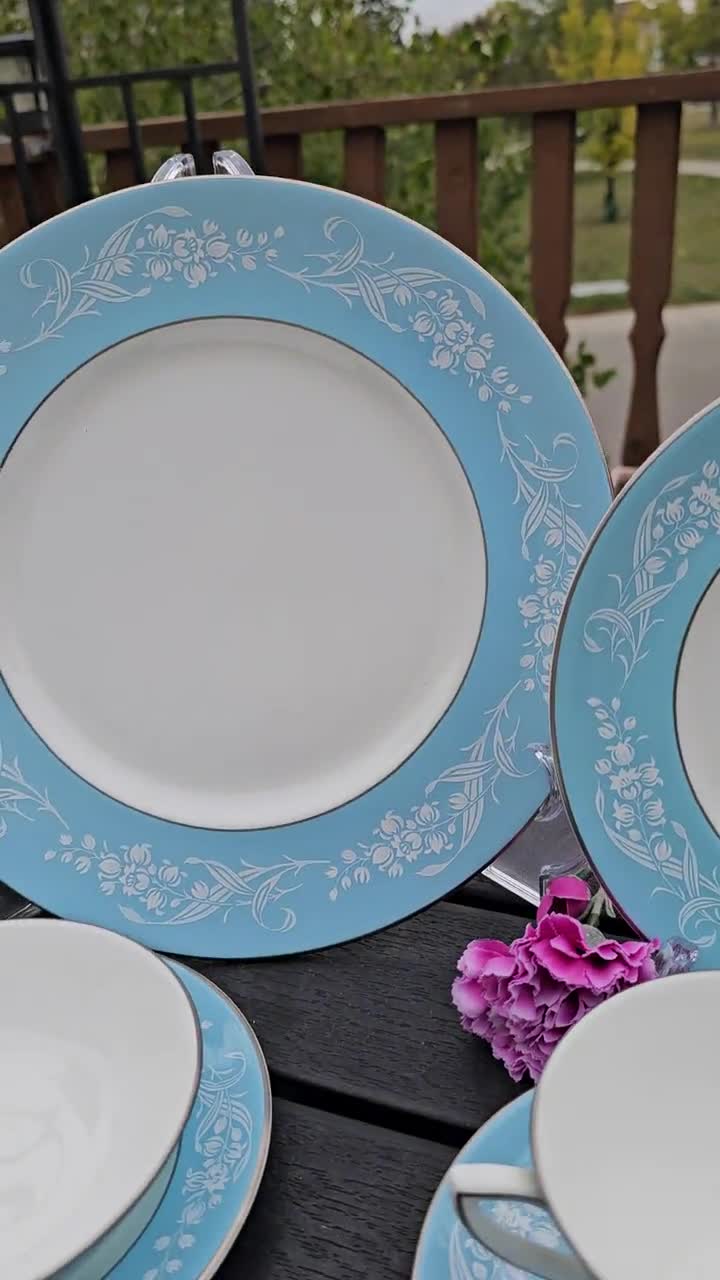 Vintage Set of 6 Royal Doulton Samarra Translucent China Bread & Butter Plates/ Salad Plates/Made in outlets England.