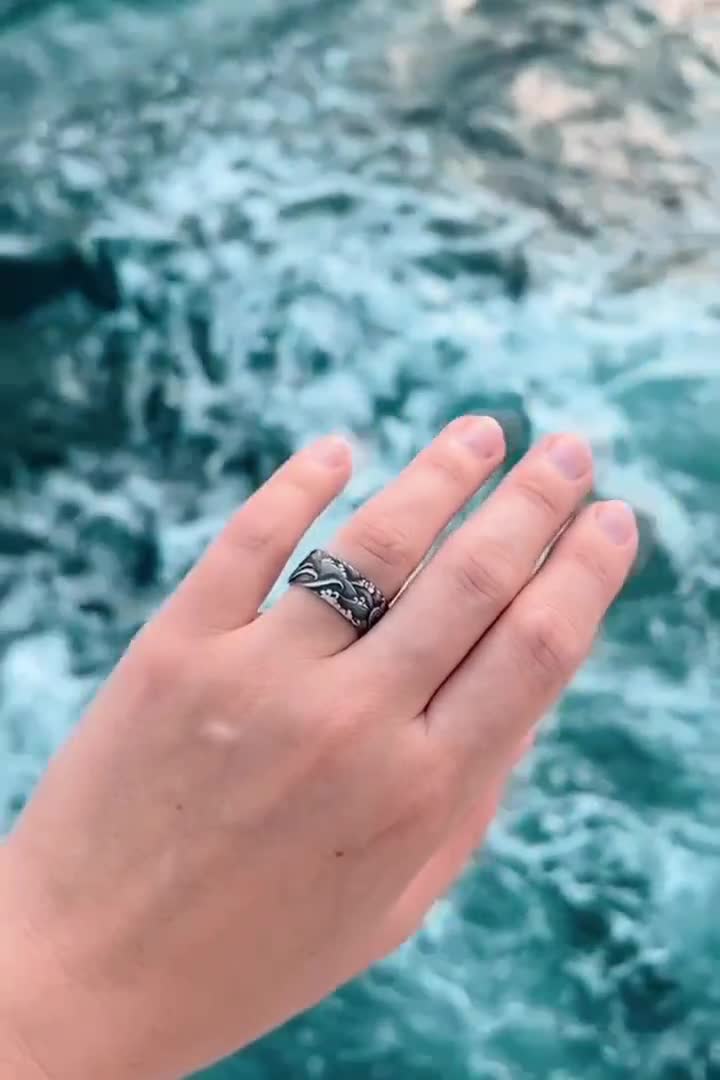 1点もの！ リング Ocean Babe