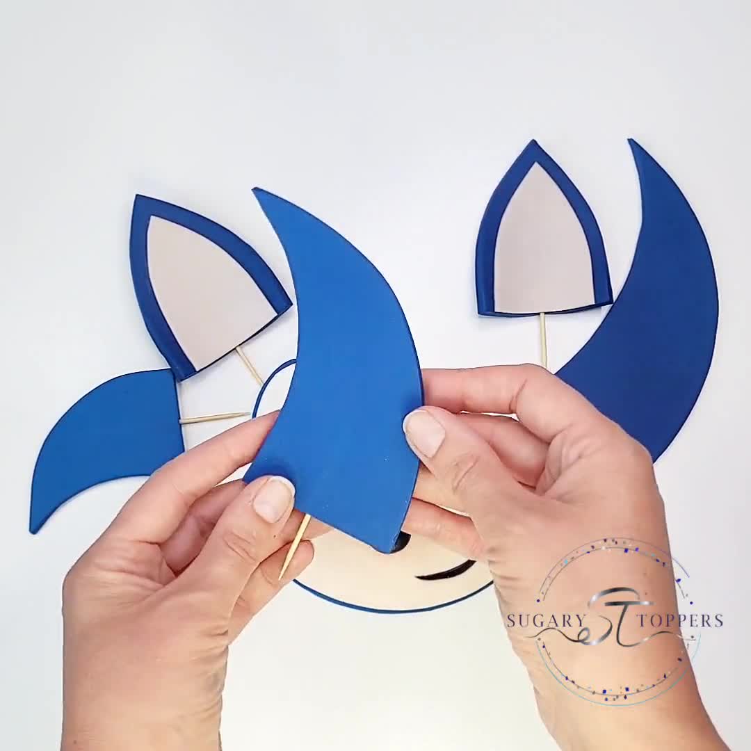 Sonic the Hedgehog Cake Topper  Party Supplies Singapore – Kidz