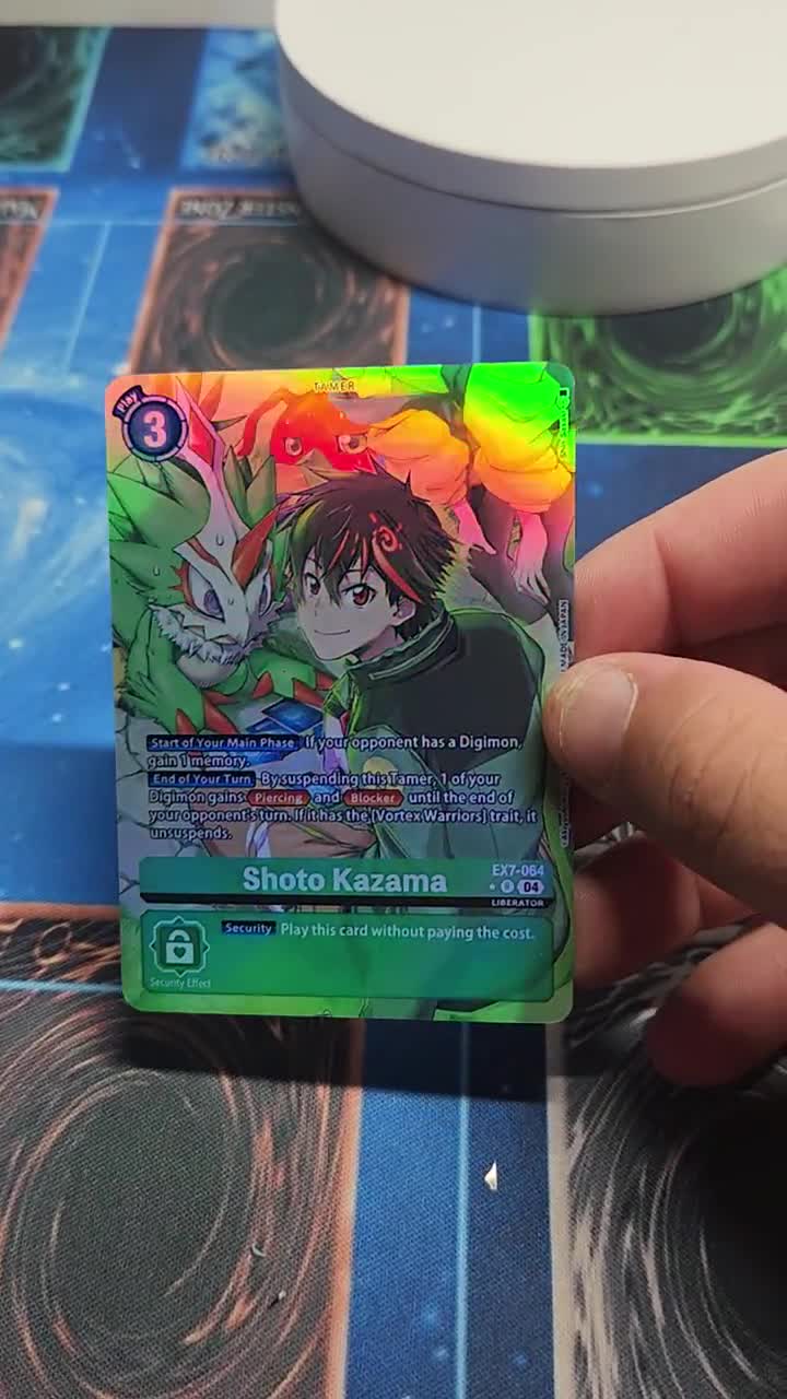 Shoto Kazama EX7-064 Digimon Proxy - Etsy