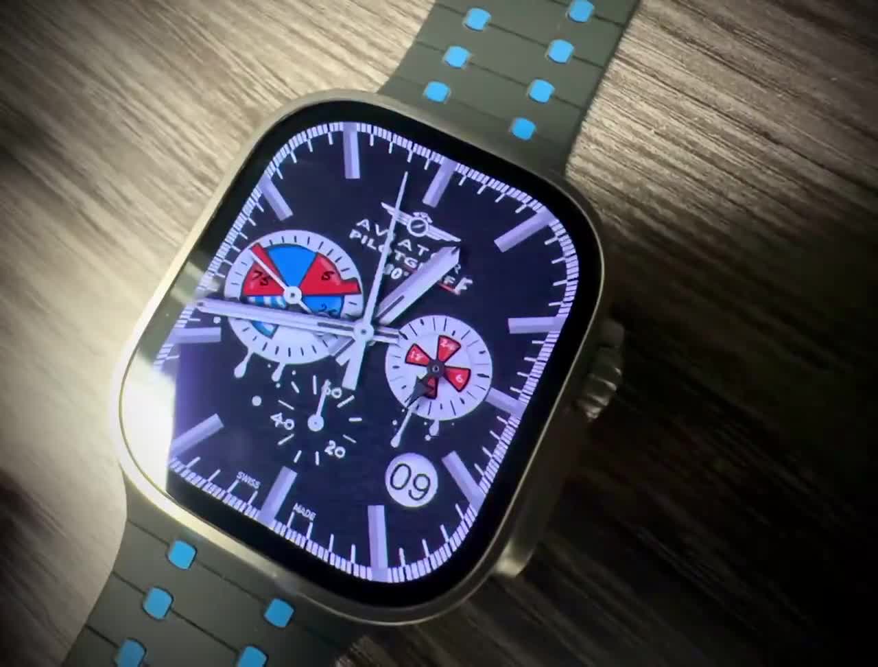 Apple Watch Faces Bundle: Aviator Fin Clockology Designs