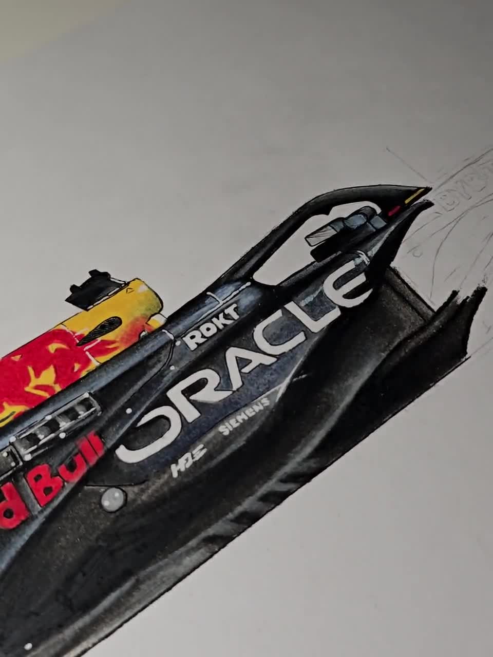 RB21 Red Bull F1 Technical Drawing – Verstappen and Tsunoda | KDDrawings | Formula 1 Blueprint Art | A4–A1 Paper, Canvas & Digital video poster