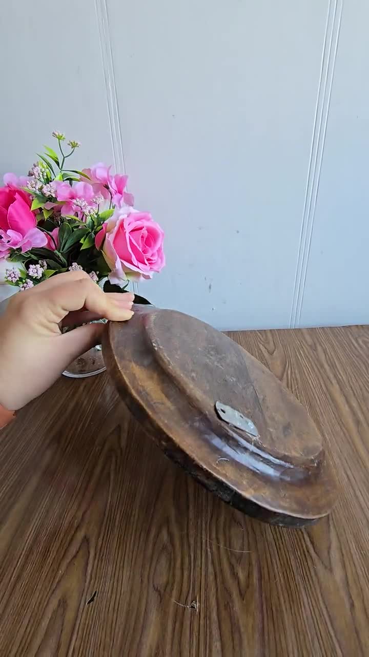 Vinatge 木製アステカ カレンダー、メキシコ ウォール アート